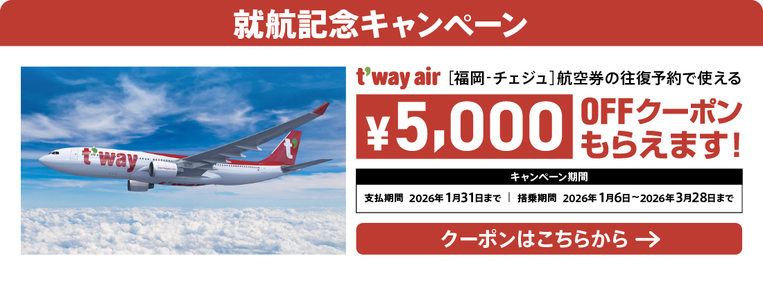 就航記念キャンペーン