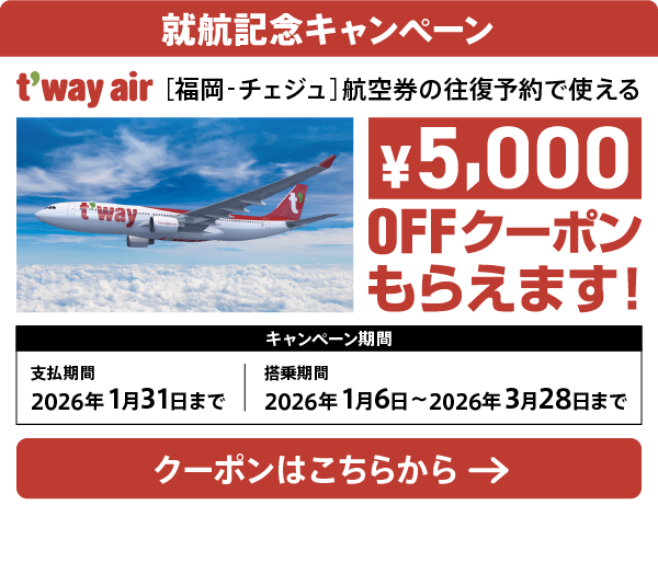 就航記念キャンペーン